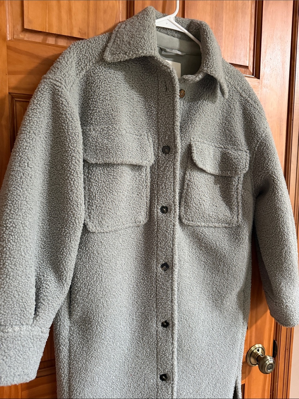 H&M Long Teddy Shacket - Picture 5 of 7
